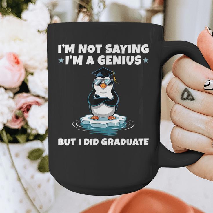 Graduation Not Saying I'm A Genius But I Did Graduate Graphic Print Coffee Mug