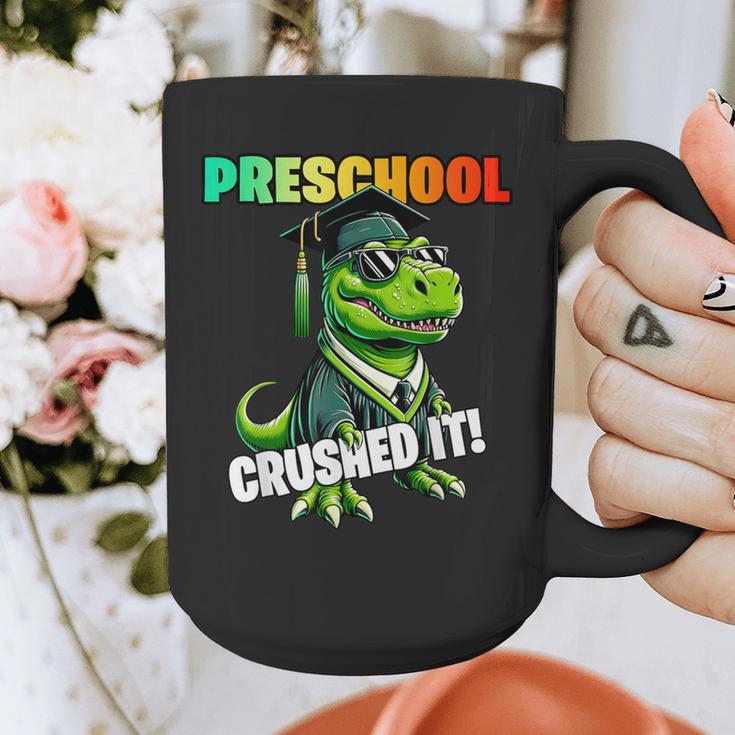 Graduation Preschool DinosaurRex Crushed It Boys Grad Graphic Print Coffee Mug