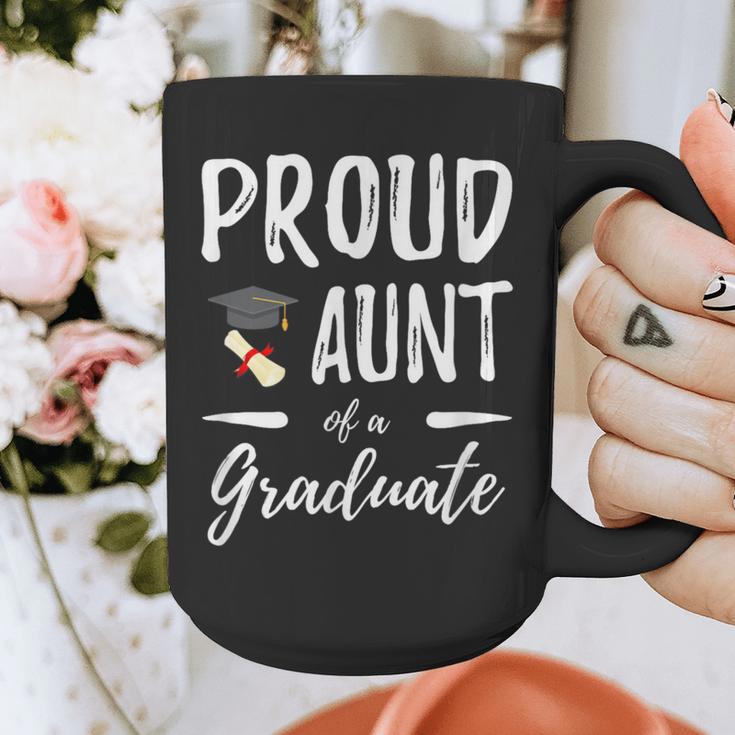 Graduation Shirt 2018 Proud Aunt Of a Graduate Graphic Print Coffee Mug