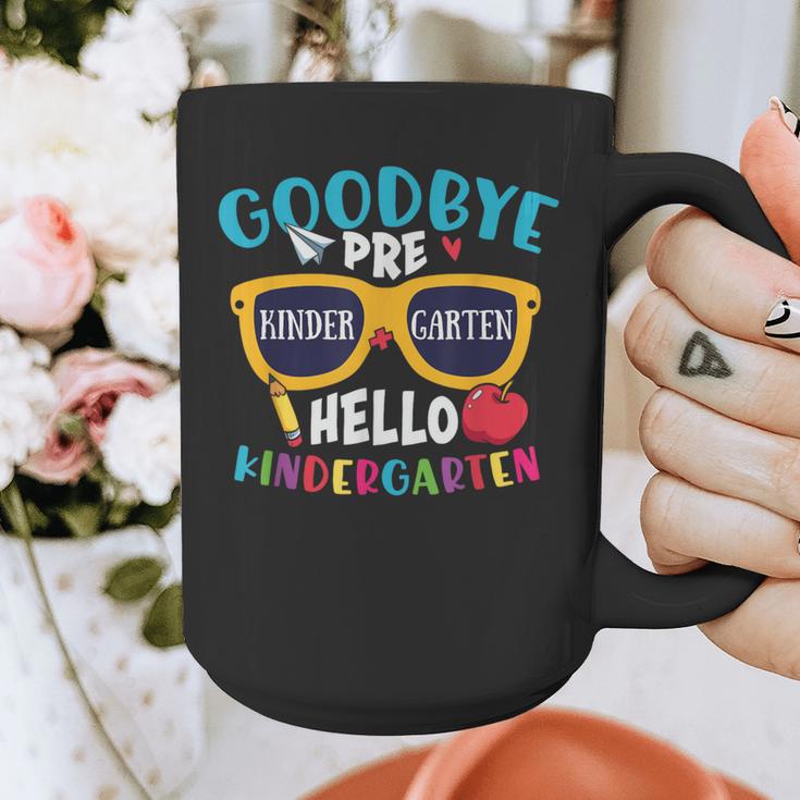 Graduation Shirt Goodbye PreK Hello Kindergarten School Graphic Print Coffee Mug