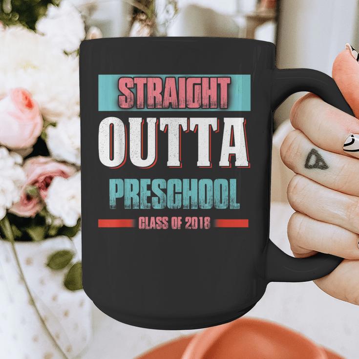 Graduation Shirt Straight Outta Preschool Class Of 2018 Tee Graphic Print Coffee Mug