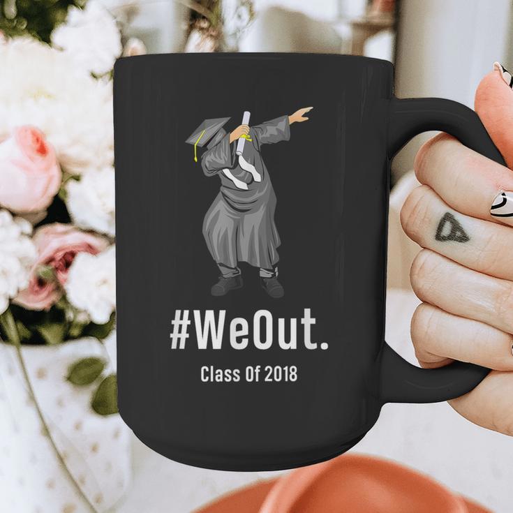 Graduation T-Shirt Dabbing Graduation We Out Class Of 2018 Graphic Print Coffee Mug