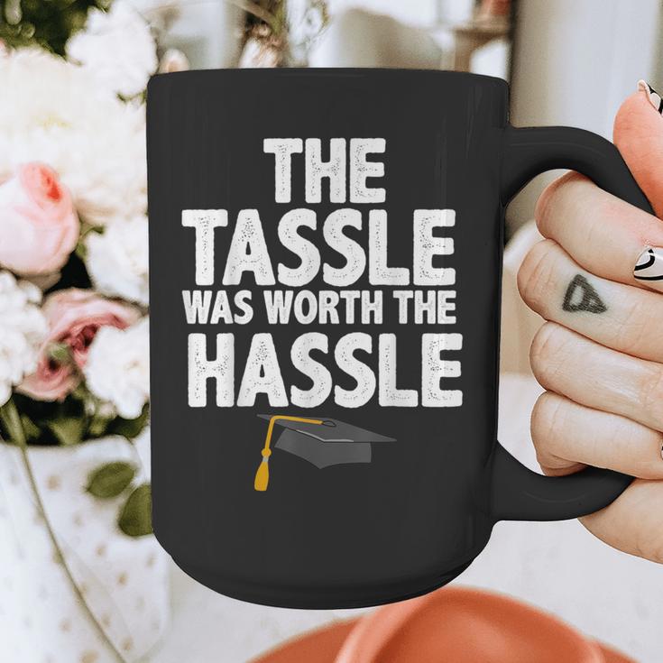 Graduation The Tassle Was Worth The Hassle T-Shirt Graphic Print Coffee Mug