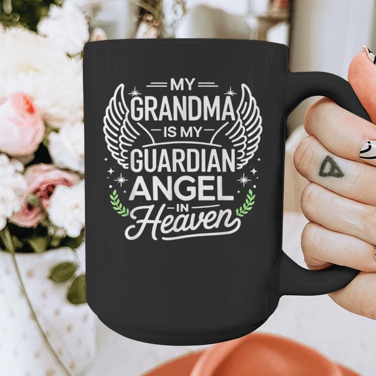 My Grandma Is My Guardian Angel In Heaven Memory Memorial Graphic Print Coffee Mug My Grandma Is My Guardian Angel In Heaven Memory Memorial Graphic Print Coffee Mug