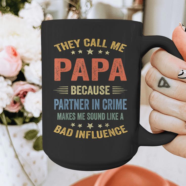 Grandpa Shirts Dad Partner In Crime Shirt Graphic Print Coffee Mug