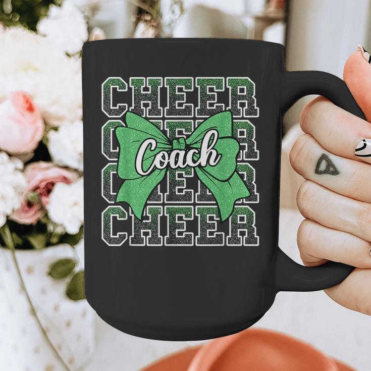 Green Sport Loud Proud Cheer Coach Dad Father's Day Graphic Print Coffee Mug