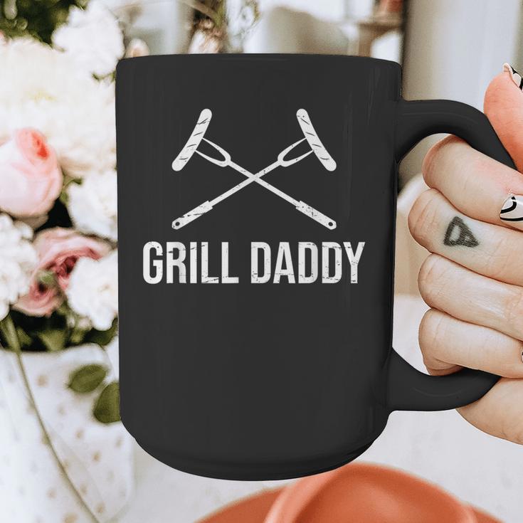 Grill Daddy Grillfather-Grill Dad Graphic Print Coffee Mug Grill Daddy Grillfather-Grill Dad Graphic Print Coffee Mug