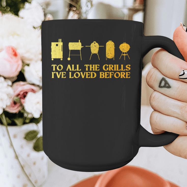 Grilling Art For Men Dad Barbecue Meat Smoking BBQ Graphic Print Coffee Mug