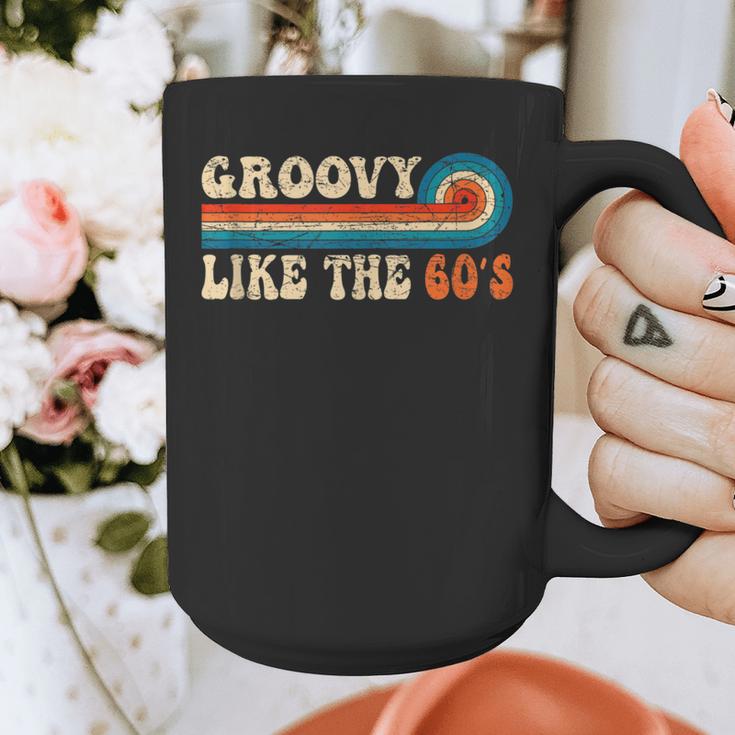 Groovy Like The 60s Aesthetic Nostalgia 1960's Retro Graphic Print Coffee Mug Groovy Like The 60s Aesthetic Nostalgia 1960's Retro Graphic Print Coffee Mug
