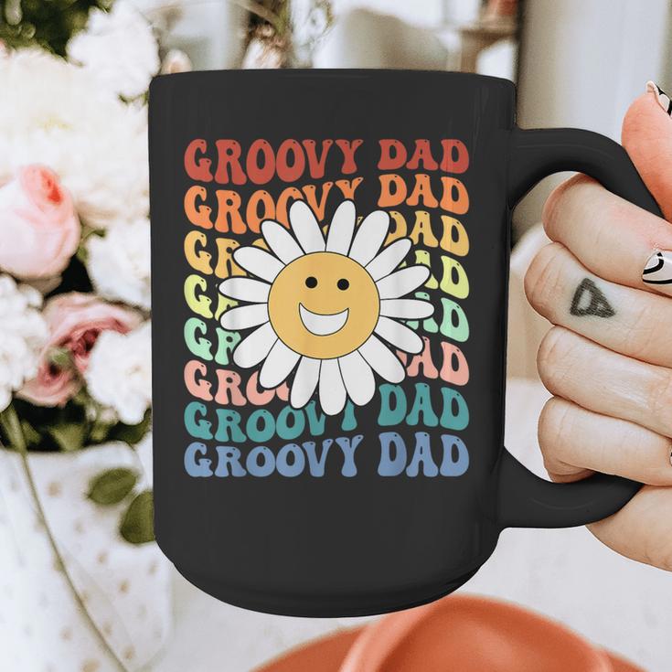 Groovy Dad Matching Outfit Fathers Day Family Retro Vintage Graphic Print Coffee Mug Groovy Dad Matching Outfit Fathers Day Family Retro Vintage Graphic Print Coffee Mug