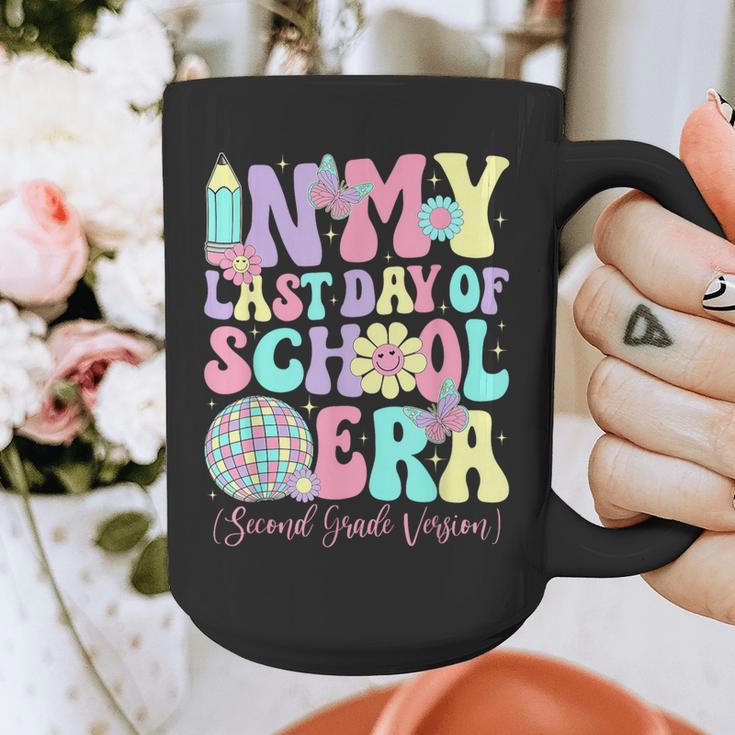 Groovy In My Last Day Of School Era Second Grade Graduation Graphic Print Coffee Mug