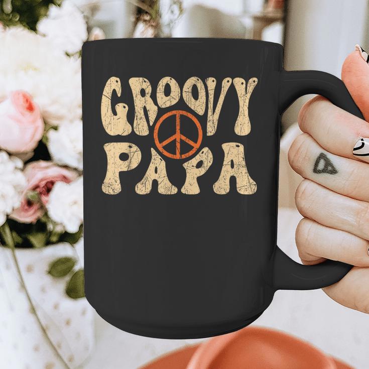 Groovy Papa 70s Aesthetic Nostalgia 1970's Retro Dad Graphic Print Coffee Mug Groovy Papa 70s Aesthetic Nostalgia 1970's Retro Dad Graphic Print Coffee Mug