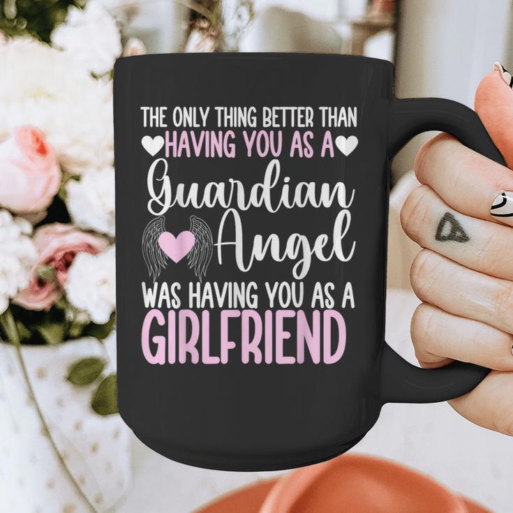 Guardian Angel Memorial In Memory Of Girlfriend Graphic Print Coffee Mug Guardian Angel Memorial In Memory Of Girlfriend Graphic Print Coffee Mug