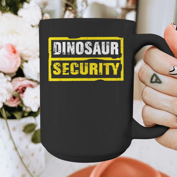 Halloween Adult Costume Dinosaur Security Dad Mom Graphic Print Coffee Mug
