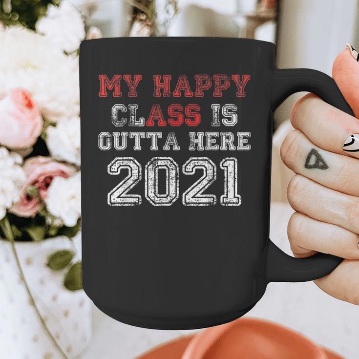 My Happy Class Is Outta Here 2021 Shirt Graduation Graphic Print Coffee Mug