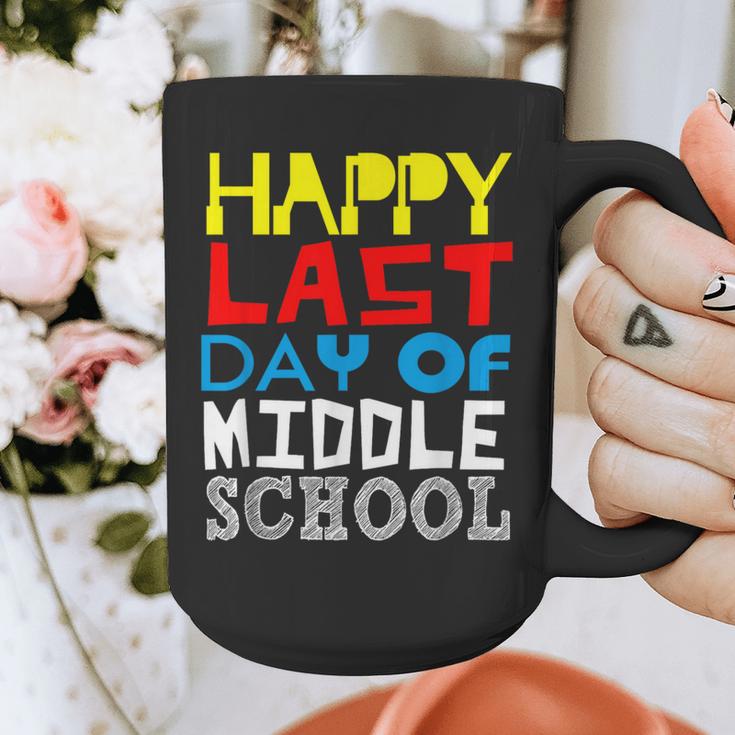 Happy Last Day Of Middle School Graduation Graphic Print Coffee Mug