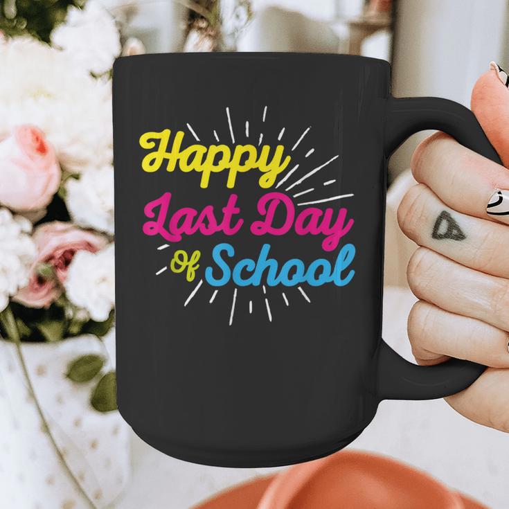 Happy Last Day Of School Graduation Teacher Students Graphic Print Coffee Mug