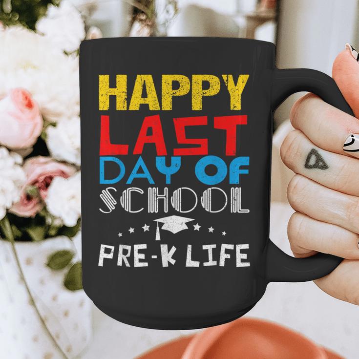 Happy Last Day Of School Pre-K Life Graduation T-Shirt Graphic Print Coffee Mug