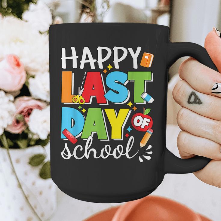 Happy Last Day Of School Teacher Student Graduation Graphic Print Coffee Mug