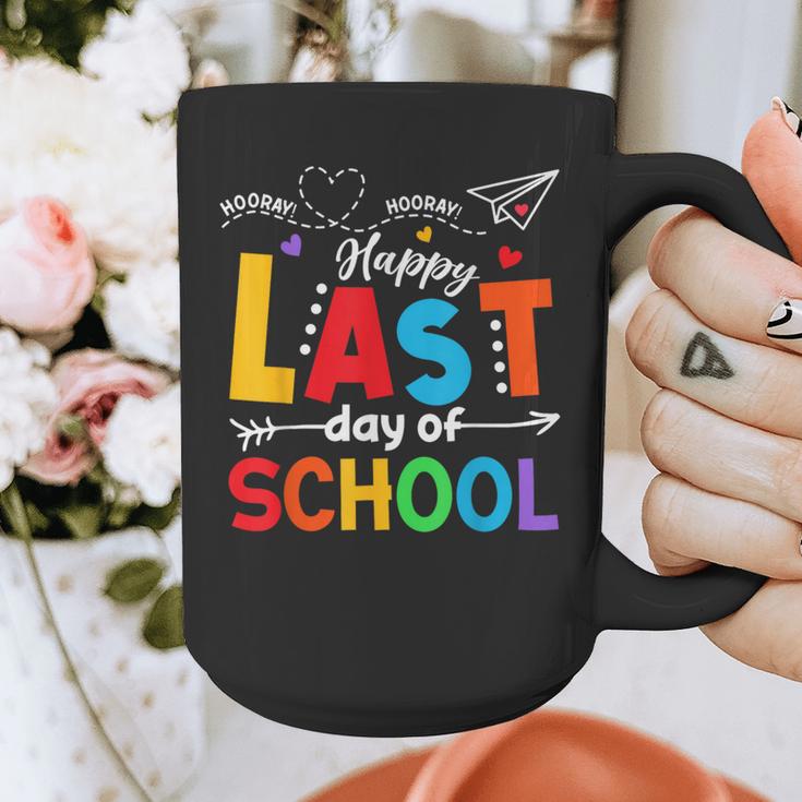 Happy Last Day Of School Teacher Women Student Graduation Graphic Print Coffee Mug
