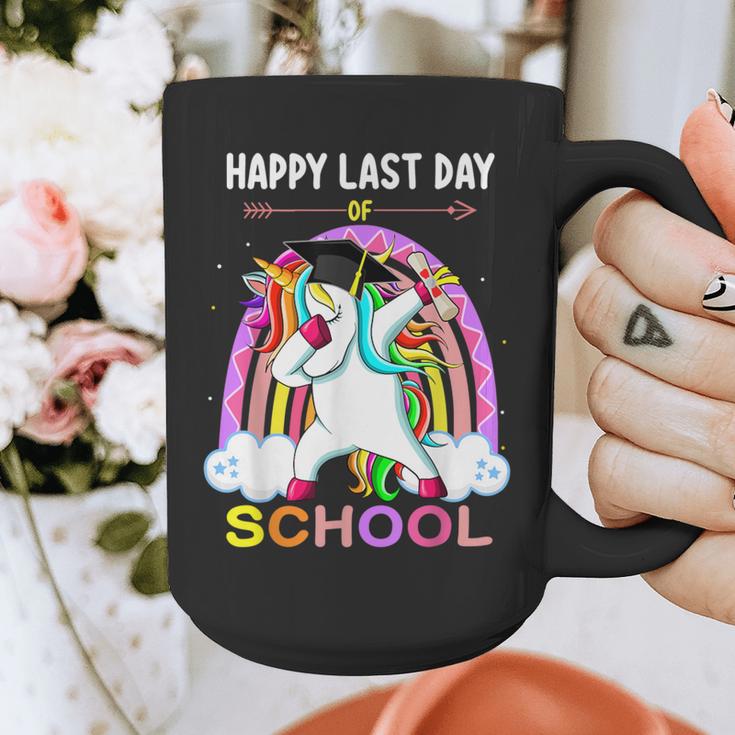 Happy Last Days Of School Graduation Class 2022 Unicorn Girl Graphic Print Coffee Mug