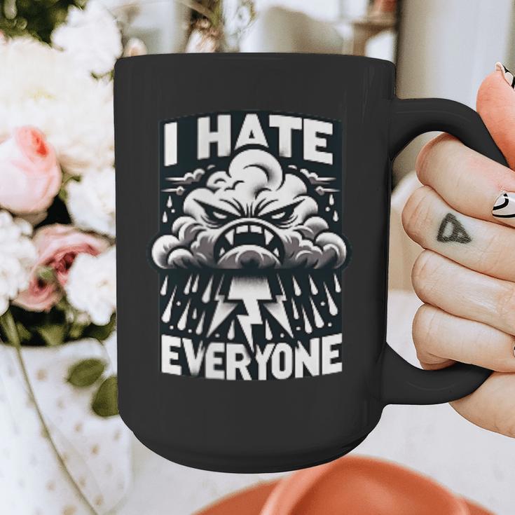 I Hate Everyone Introvert Anti-Social Dark Humor Graphic Print Coffee Mug I Hate Everyone Introvert Anti-Social Dark Humor Graphic Print Coffee Mug
