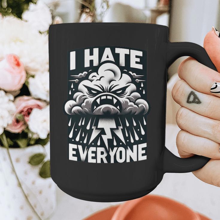 I Hate Everyone Introvert Anti-Social Dark Humor Graphic Print Coffee Mug I Hate Everyone Introvert Anti-Social Dark Humor Graphic Print Coffee Mug