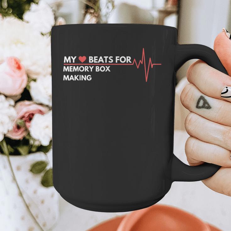 My Heart Beats For Memory Box Making Family Past Time Graphic Print Coffee Mug