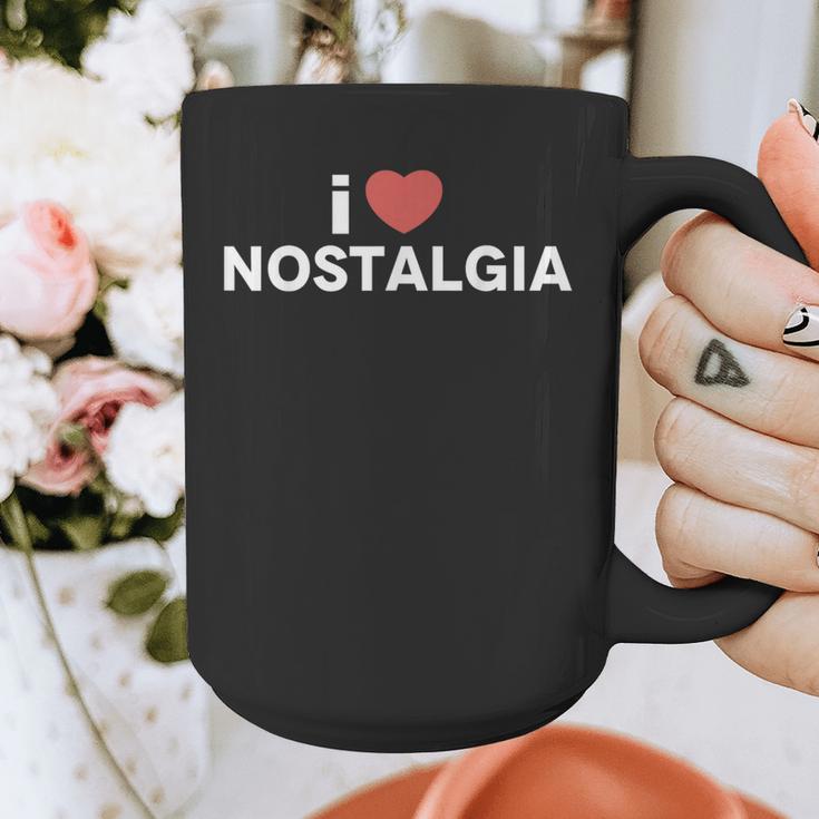 I Heart Love Nostalgia Graphic Print Coffee Mug