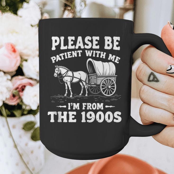 Heartwarming Wagon Please Be Patient I'm From The 1900s Graphic Print Coffee Mug Heartwarming Wagon Please Be Patient I'm From The 1900s Graphic Print Coffee Mug