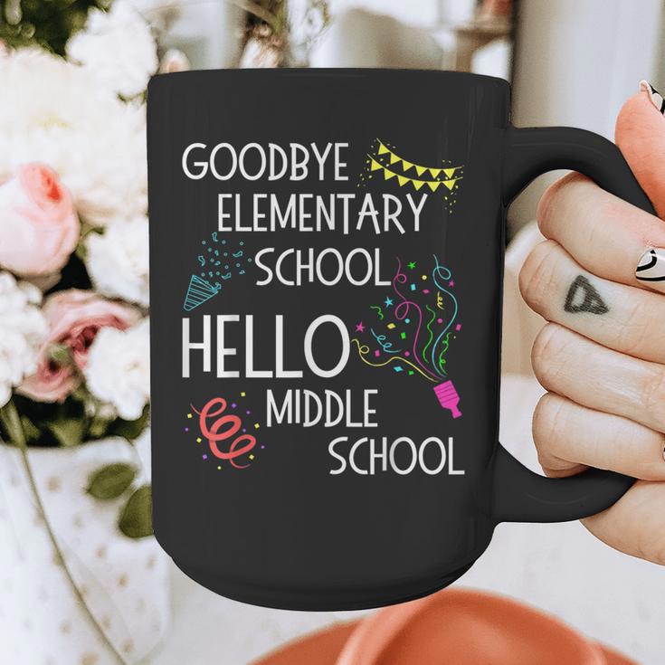 Hello Middle School Graduation Elementary School T-Shirt Graphic Print Coffee Mug