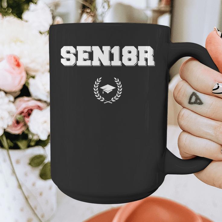 High School College Senior Graduation TShirt 2018 Graphic Print Coffee Mug