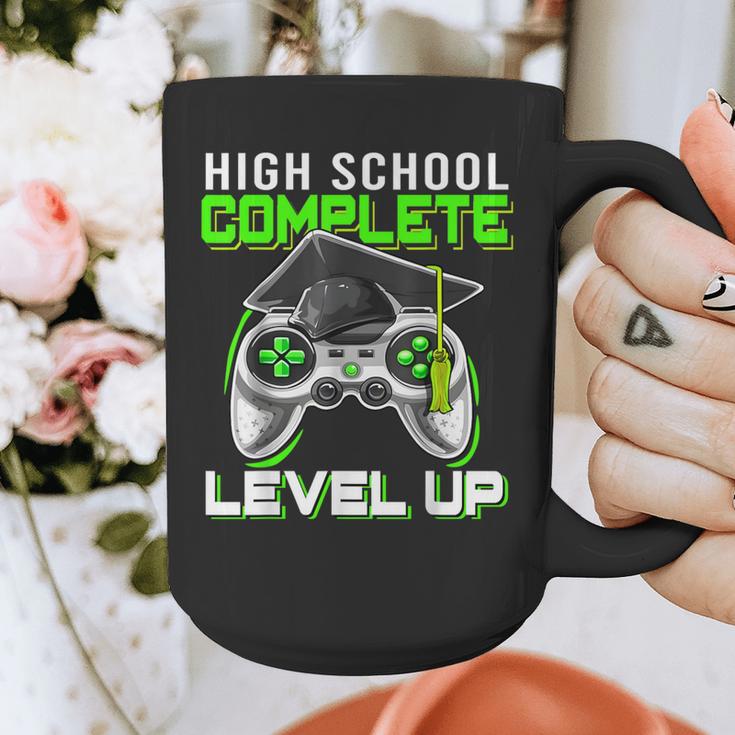 High School Level Complete Class Of 2024 Graduation Graphic Print Coffee Mug