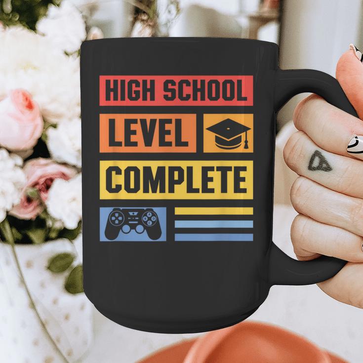 High School Level Complete Class Of 2024 Senior Graduation Graphic Print Coffee Mug