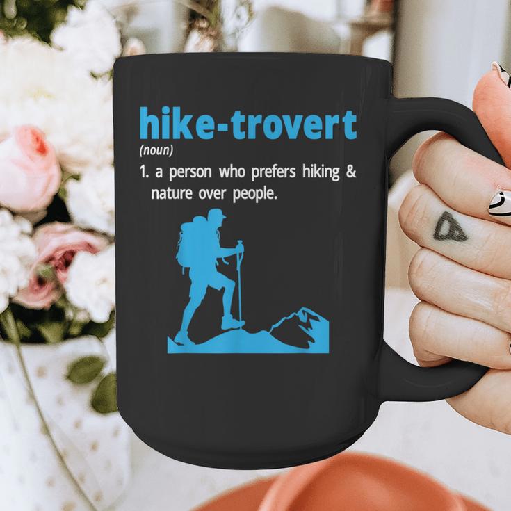 Hike-Trovert Hiking Humor Definition Introvert Graphic Print Coffee Mug Hike-Trovert Hiking Humor Definition Introvert Graphic Print Coffee Mug