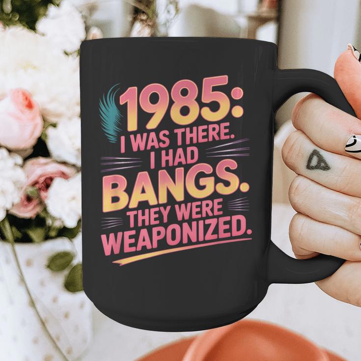 Hilarious 1985 Big Hair Bangs Joke For Gen X Nostalgia Graphic Print Coffee Mug Hilarious 1985 Big Hair Bangs Joke For Gen X Nostalgia Graphic Print Coffee Mug