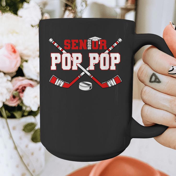 Hockey Senior Pop Pop Graduation Class Of 2026 Kids Graphic Print Coffee Mug