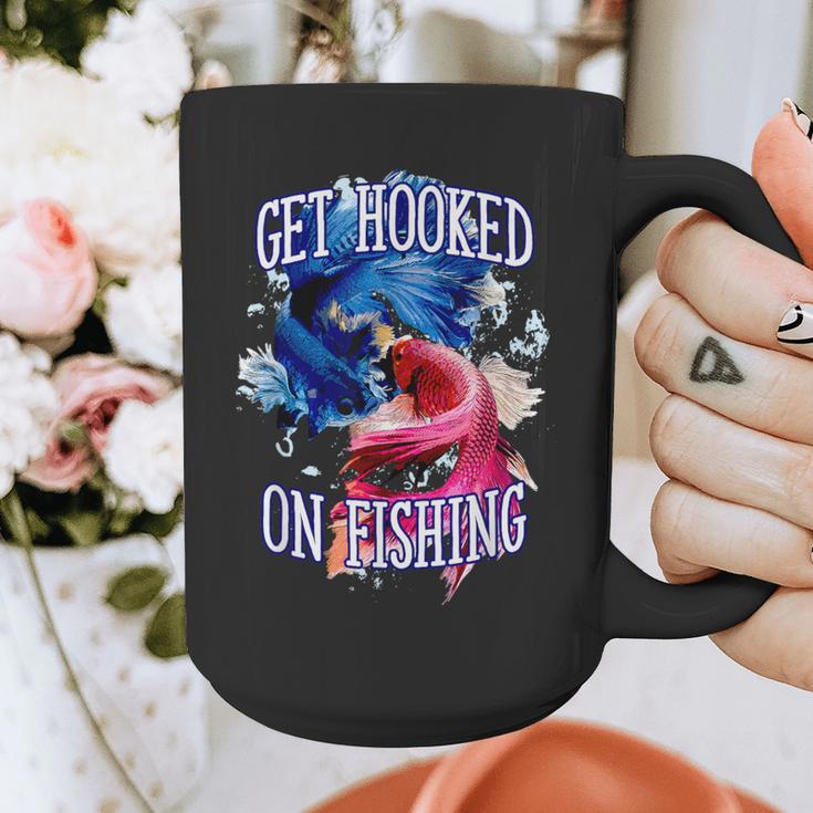 Hooked On Fishing Introvert Sayings Antisocial Quotes Graphic Print Coffee Mug Hooked On Fishing Introvert Sayings Antisocial Quotes Graphic Print Coffee Mug