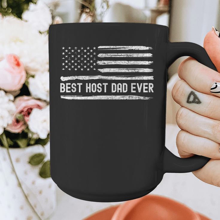 Host Dad Best Ever Flag Graphic Print Coffee Mug Host Dad Best Ever Flag Graphic Print Coffee Mug