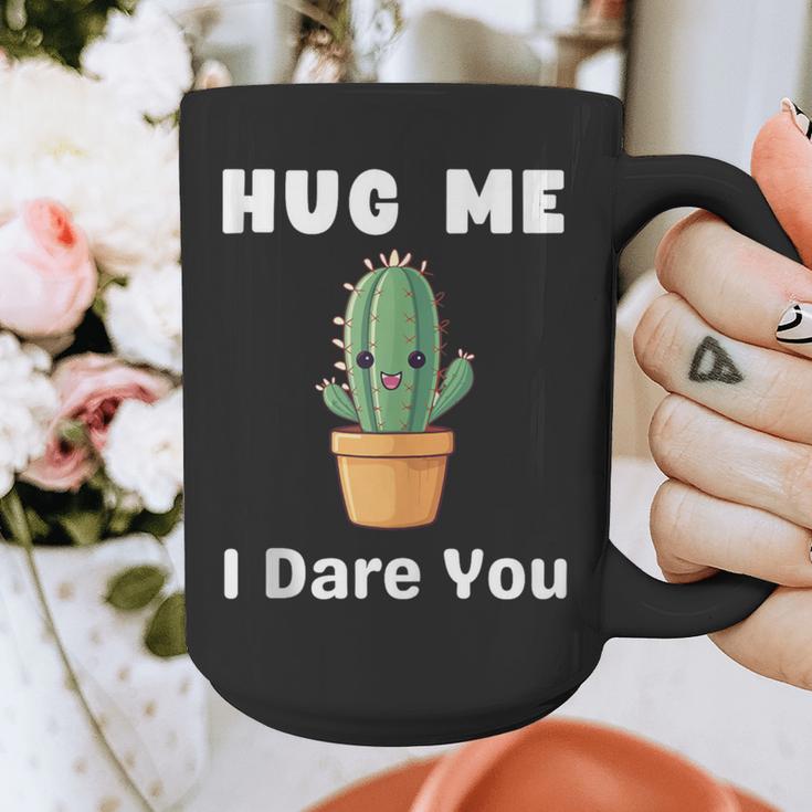 Hug Me I Dare You Introvert Cactus Tee Graphic Print Coffee Mug Hug Me I Dare You Introvert Cactus Tee Graphic Print Coffee Mug