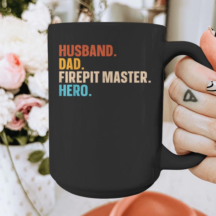 Husband Dad Firepit Master Hero Graphic Print Coffee Mug Husband Dad Firepit Master Hero Graphic Print Coffee Mug