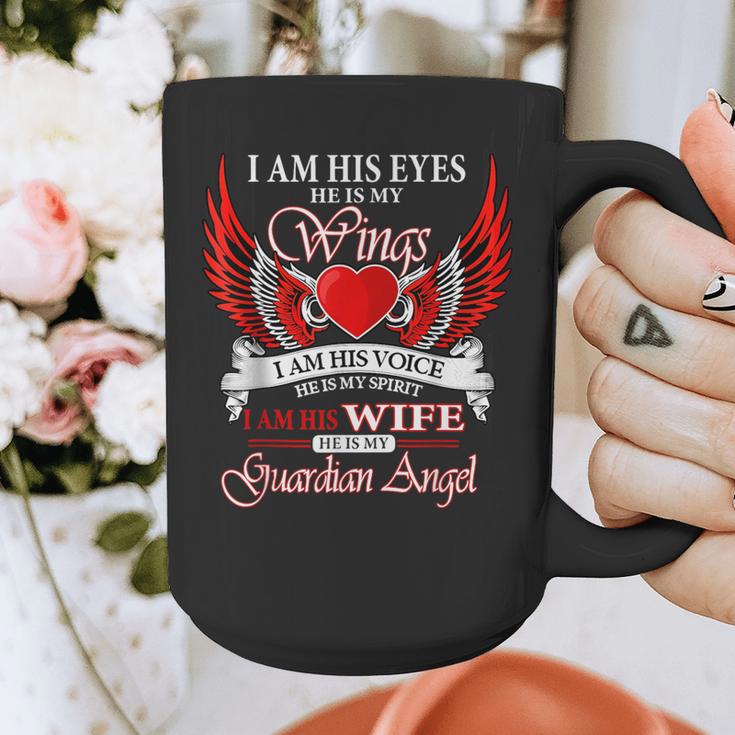 My Husband Is My Guardian Angel In Heaven Memory Memorial Graphic Print Coffee Mug My Husband Is My Guardian Angel In Heaven Memory Memorial Graphic Print Coffee Mug