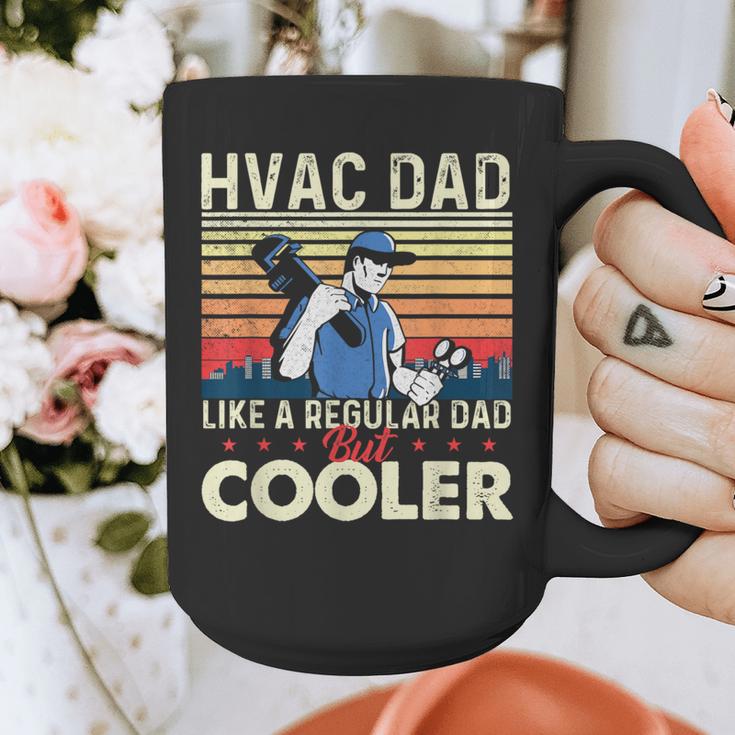 HVAC Dad Like A Regular Dad HVAC Technician AC Repairman Graphic Print Coffee Mug