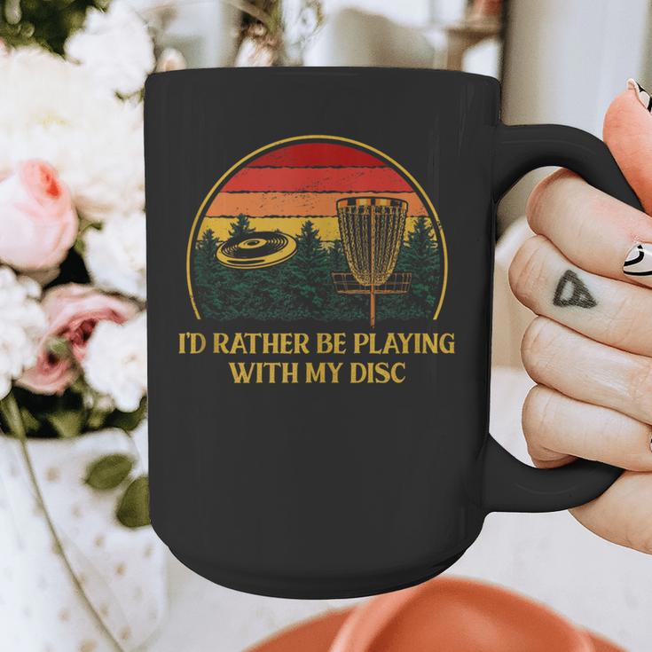 Id Rather Be Playing With My Disc Introvert Disc Golf Graphic Print Coffee Mug Id Rather Be Playing With My Disc Introvert Disc Golf Graphic Print Coffee Mug
