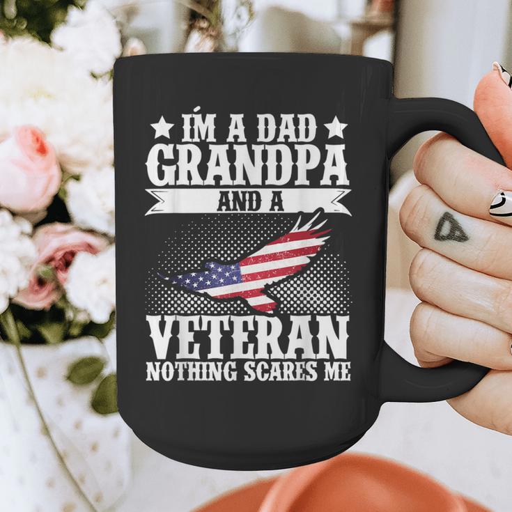 I'm A Dad Grandpa And A Veteran US Flag Veterans Day Graphic Print Coffee Mug I'm A Dad Grandpa And A Veteran US Flag Veterans Day Graphic Print Coffee Mug