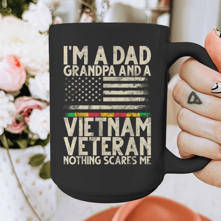 I'm A Dad Grandpa And A Vietnam Veteran Nothing Scares Me Graphic Print Coffee Mug