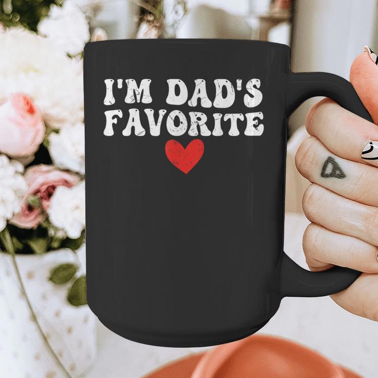 I'm Dad's Favorite Sarcastic Father's Day Graphic Print Coffee Mug