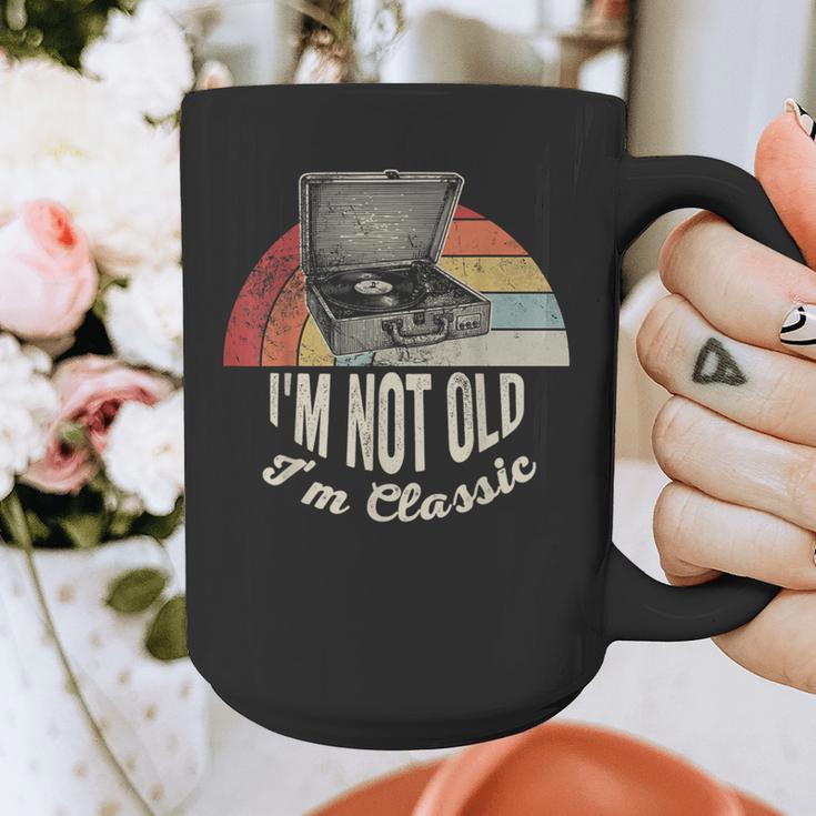 I'm Not Old I'm Classic Retro Record Nostalgia Graphic Print Coffee Mug