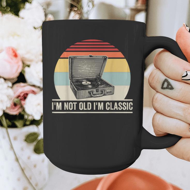 I'm Not Old I'm Classic Turntable Retro Nostalgia Graphic Print Coffee Mug
