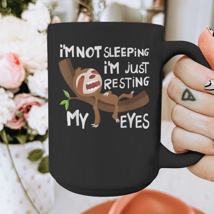 I'm Not Sleeping I'm Just Resting My Eyes Father's Day Dad Graphic Print Coffee Mug
